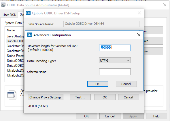 ../../../_images/QuboleODBCAdvancedConfiguration.png